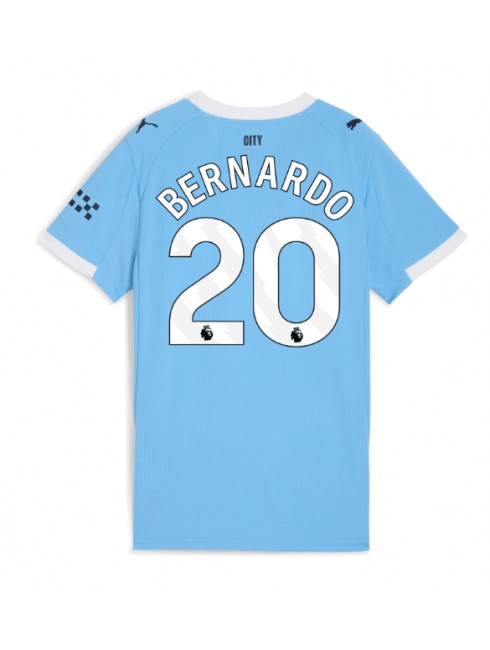 Manchester City Bernardo Silva #20 Replika Hemmakläder Dam 2025-26 Kortärmad Manchester City Bernardo Silva #20 Replika Hemmakläder Dam 2025-26 Kortärmad